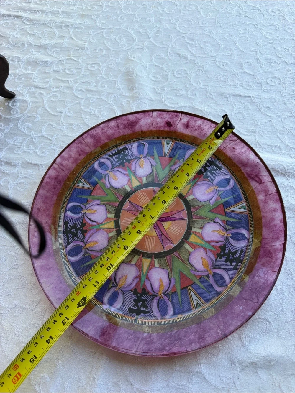 Mandala Art Plate limited edition 9/100 by Jo Thomas Blaine “Assembling “ 13”